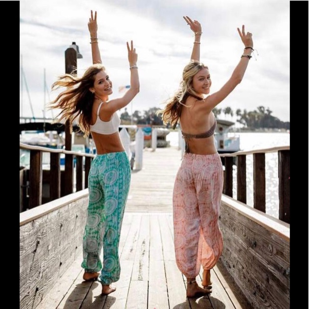 Lotus & Luna Harem Pants in Ocean - Picture 11 of 17